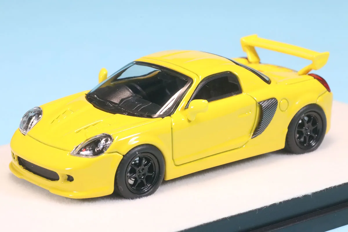 ピーコ64 1/64 トヨタ MR-S 1999 イエロー PE64904 ミニカー