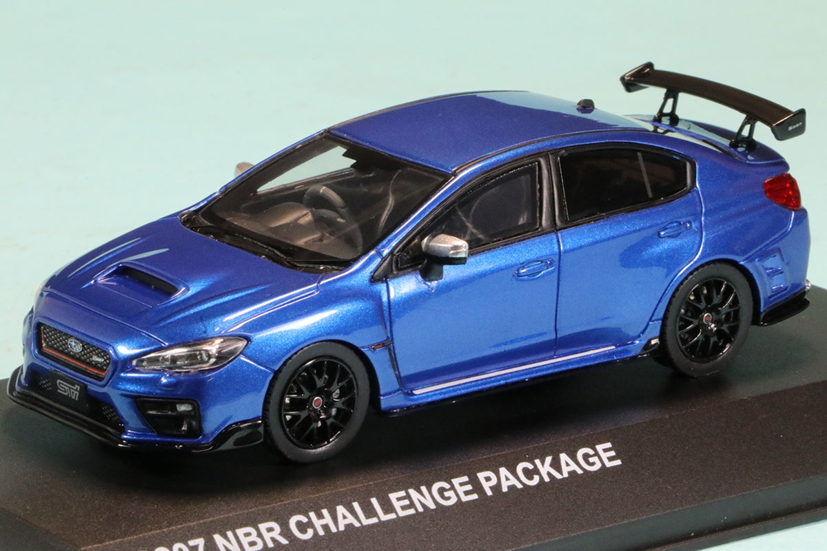 京商 1/43 スバル WRX STi S207 NBR チャレンジパッケージ ブルー 限定500個　KSR43121BL