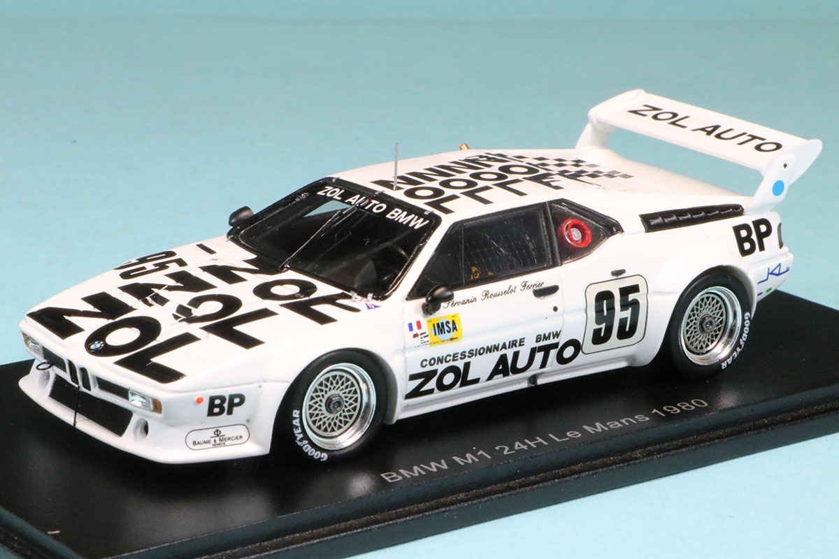 Spark Models 1:18 BMW M1 #84 15th 24H Le Mans 1980 H-J. Stuck/H-G