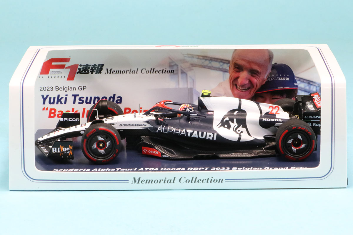 未開封】特注スパーク 1/43 アルファタウリ AT04 ベルギーGP 角田裕毅 レーシングオン特注スパーク 1/43 アルファタウリ AT04 ベルギー