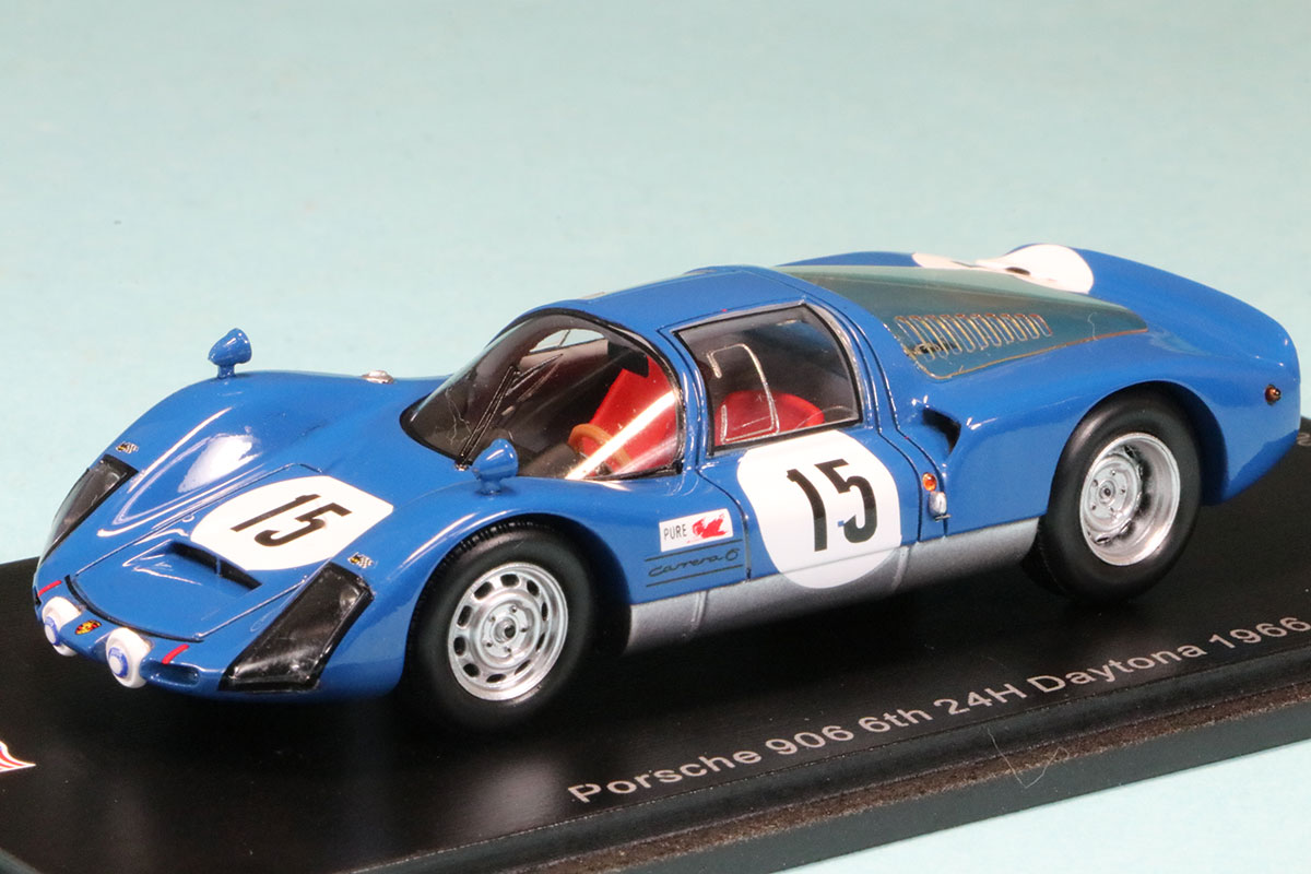 スパーク 1/43 ポルシェ 906 1966 タルガフローリオ 3位 #144 V