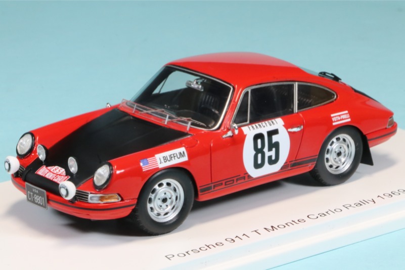 スパーク 1/43 ポルシェ 911 T モンテカルロラリー 1969 No.85　S6608