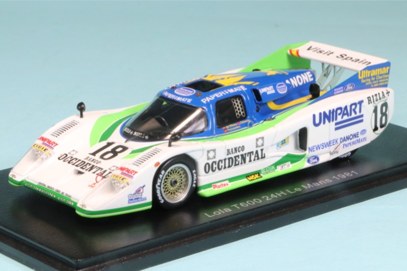【国内正規総代理店アイテム】 スパーク 1/43 ローラ T600 ルマン 24h 1981 No.18 S8600 ミニカー