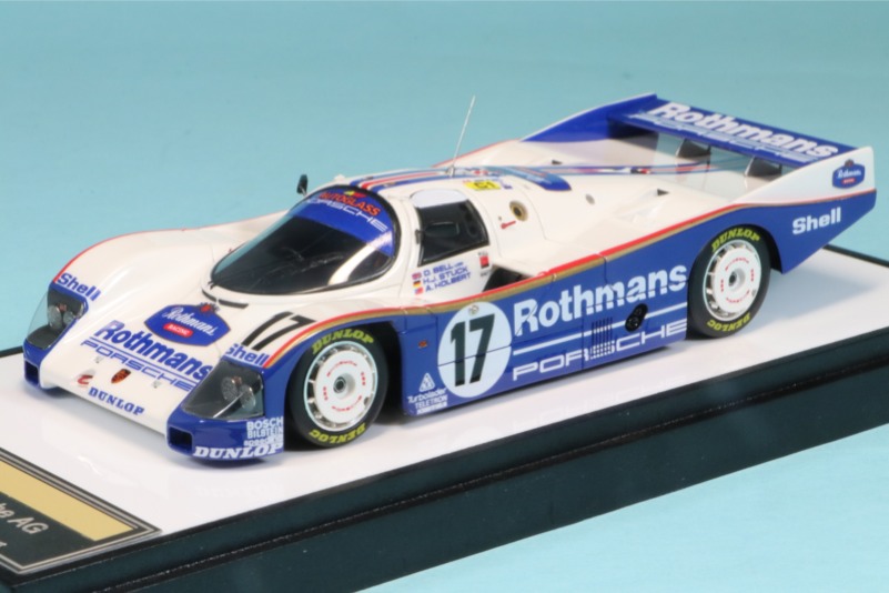 アイドロン/ヴィジョン 1/43 ポルシェ 962C “チーム ポルシェ” ルマン 24h 1987 No.17 ウィナー デカール加工品　VM046AS