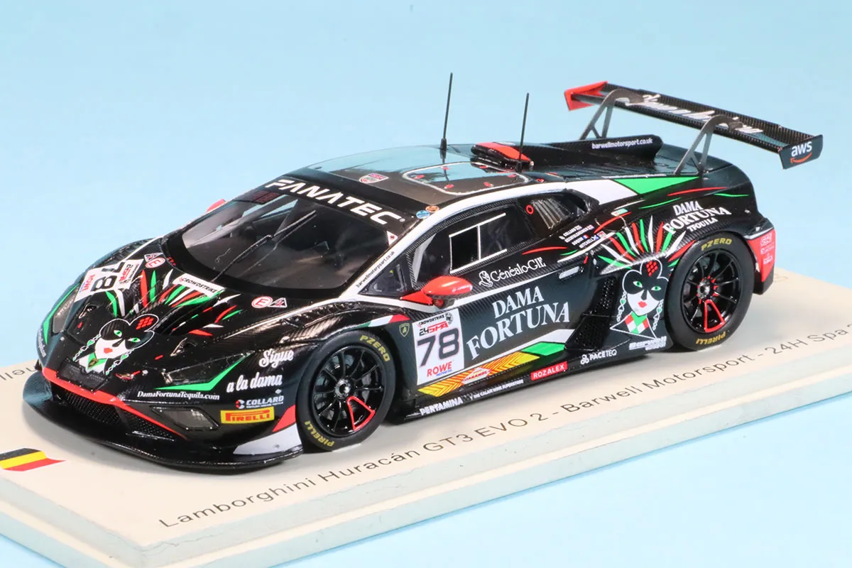 スパーク 1/43 ランボルギーニ ウラカン GT3 EVO 2 No.78 Barwell Motorsport スパ 24h 2024　SB810