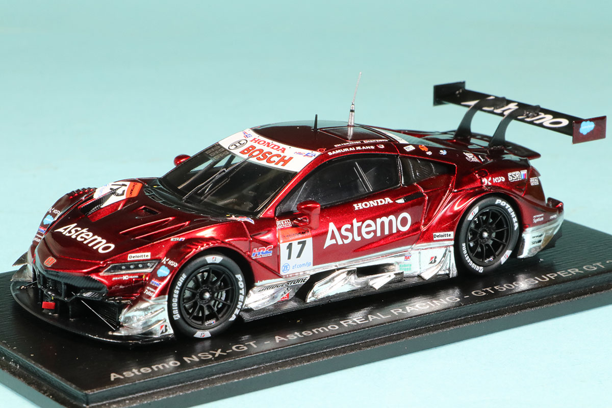 スパーク 1/43 アステモ ホンダ NSX-GT スーパーGT GT　2022　500 No.17 塚越広大/ 松下信治　SGT026