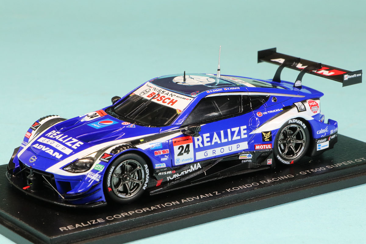 スパーク 1/43 リアライズ アドバン ニッサン Z スーパーGT 　2022　GT500 No.24 佐々木大樹/平手晃平　SGT029