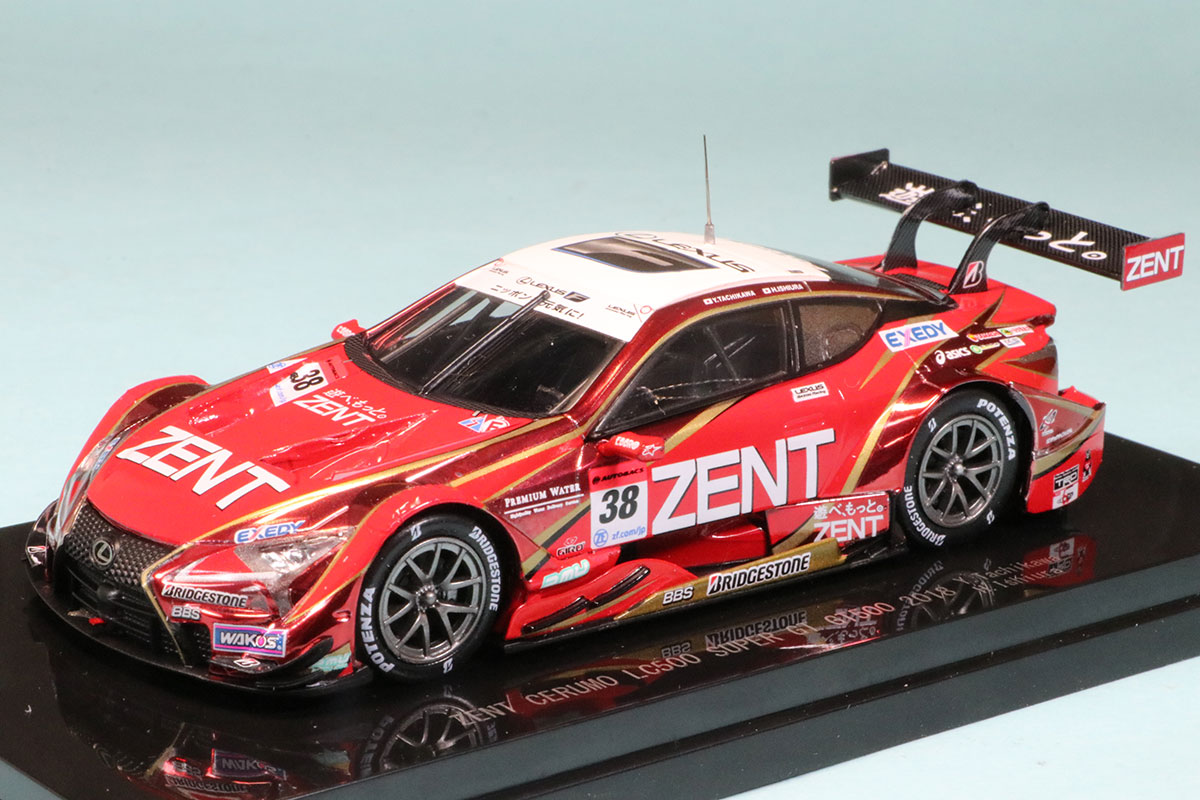 ミニカー EBBRO ZENT CERUMO LC500 No.38 Amazon | エブロ 1/43 ゼント セルモ LC500 スーパーGT GT500