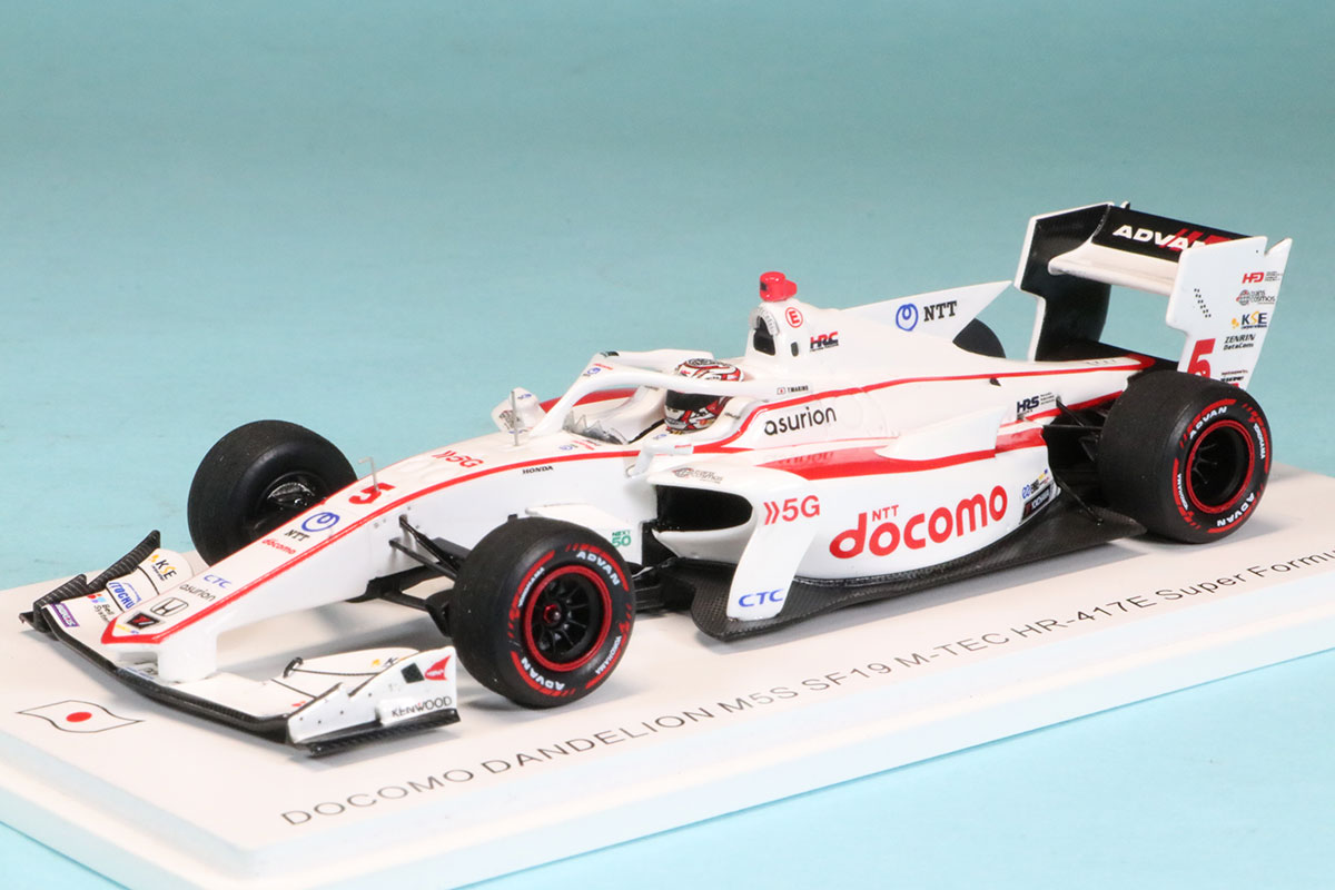 スパーク 1/43 ドコモ TEAM DANDELION RACING ホンダ M-TEC HR417E No.5 SF19 スーパーフォーミュラー 2022 牧野任祐 限定500台　SJ114