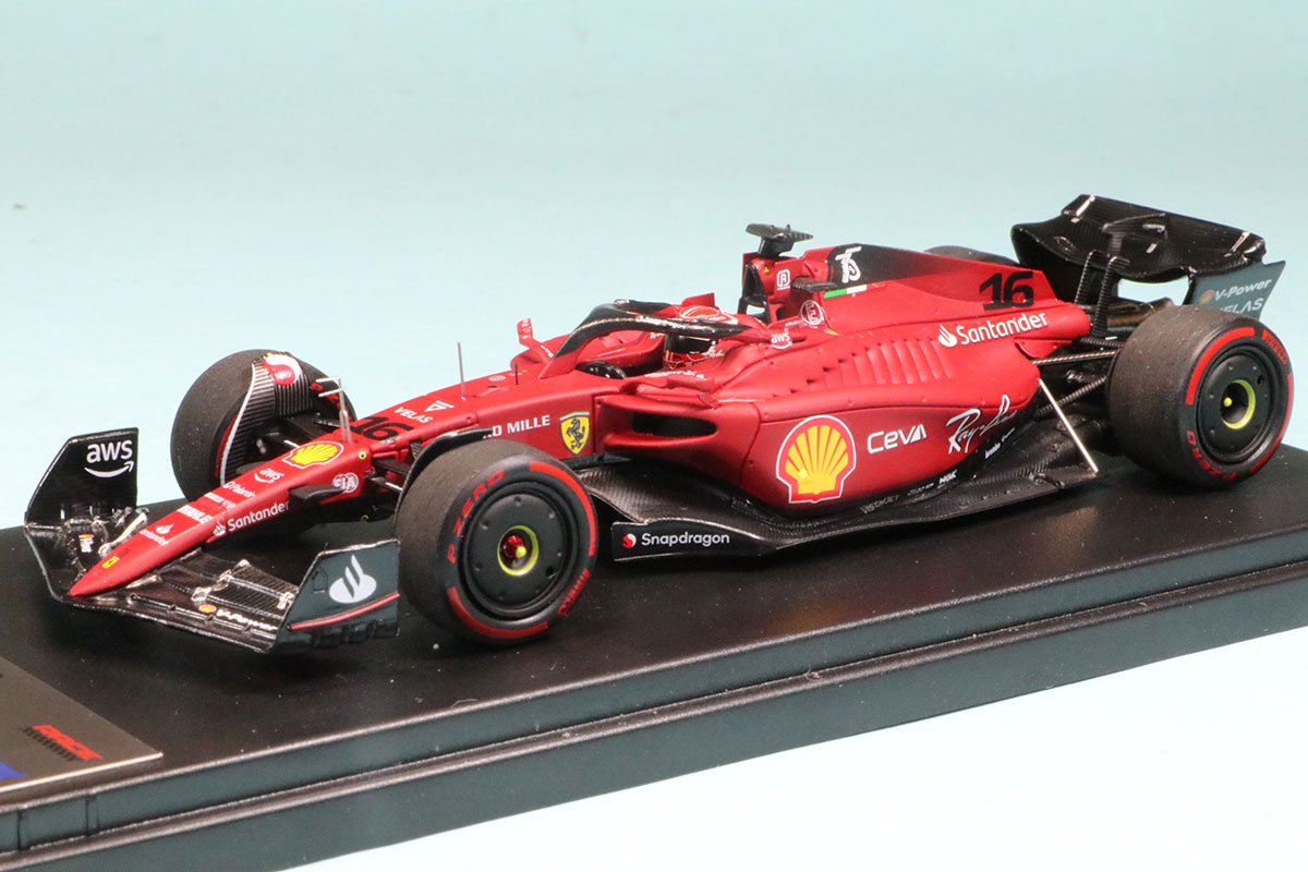 送料無料 店舗 ルックスマート 1/43 フェラーリ SF-75 バーレーンGP 2022 C ミニカー