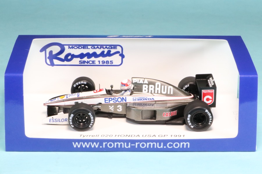 ロム特注スパーク 1/43 ティレル 020 ホンダ　U.S.A.GP 1991 中嶋悟 ラストポイント   ROMU039