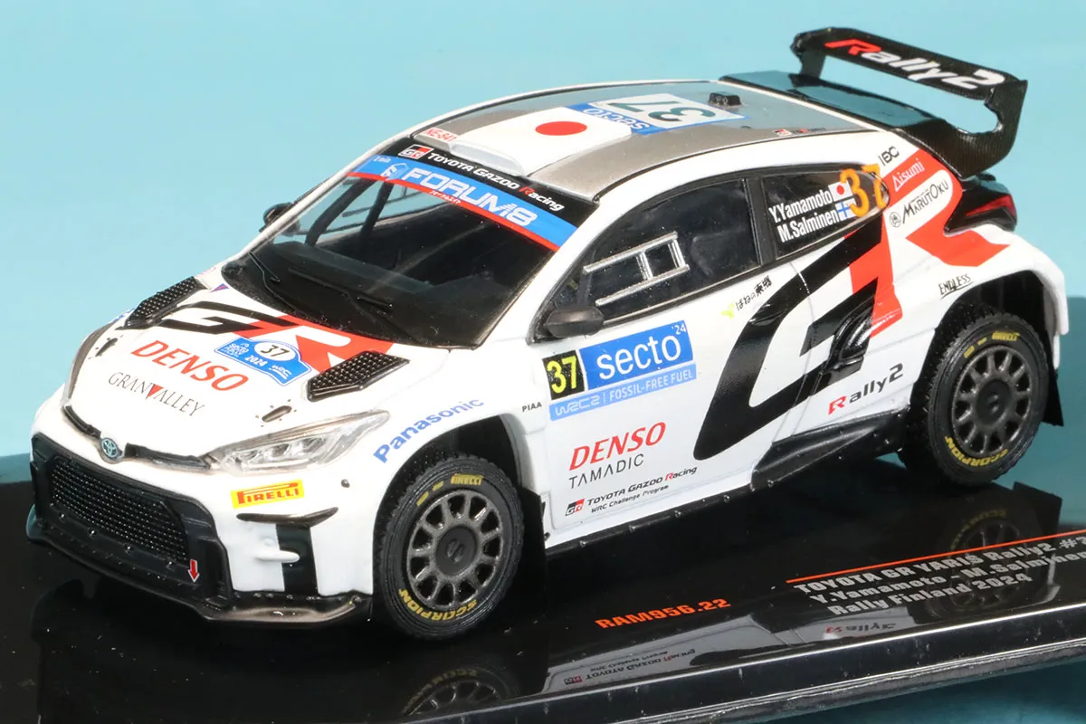 1/43 トヨタ GR ヤリス ラリー2 Rally2 チャンピオン2024 スパーク 1/43 トヨタ GRヤリス ラリー2 No.27 2024 WRC RC2