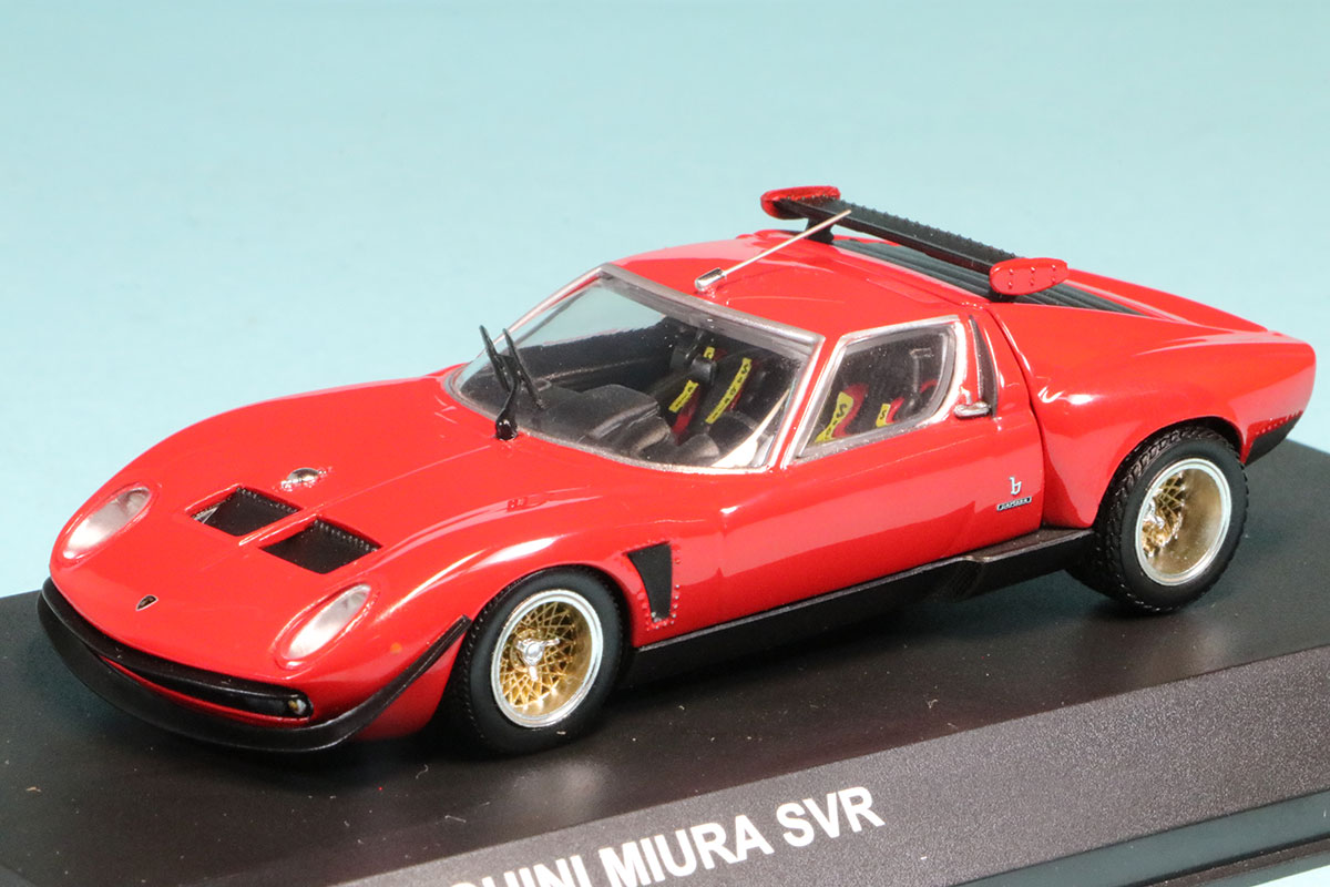 京商 1/43 ランボルギーニ ミウラ SVR レッド/ブラック KS03203R
