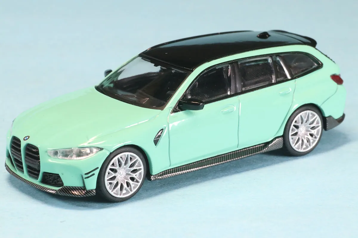 MINI-GT 1/64 W M3 Mパフォーマンス ツーリング ミントグリーン