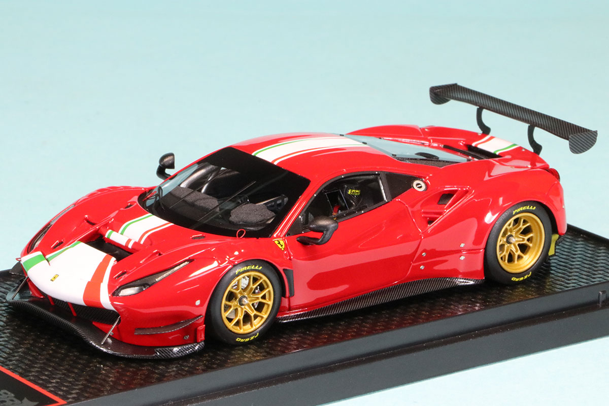BBR 1/43 フェラーリ 488 GT モディフィケート ロッソコルサ BBRC255B