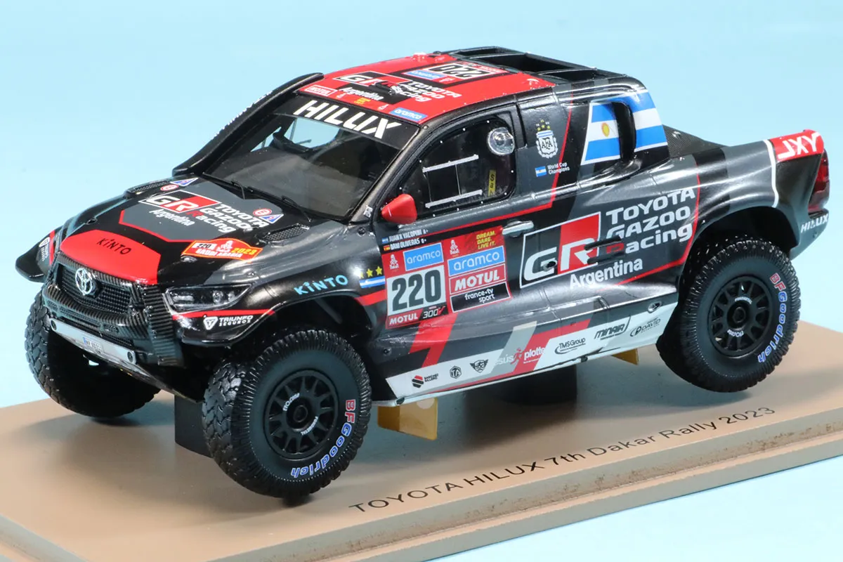 スパーク 1/43 トヨタ ハイラックス ダカールラリー 2023 No.220 S5887