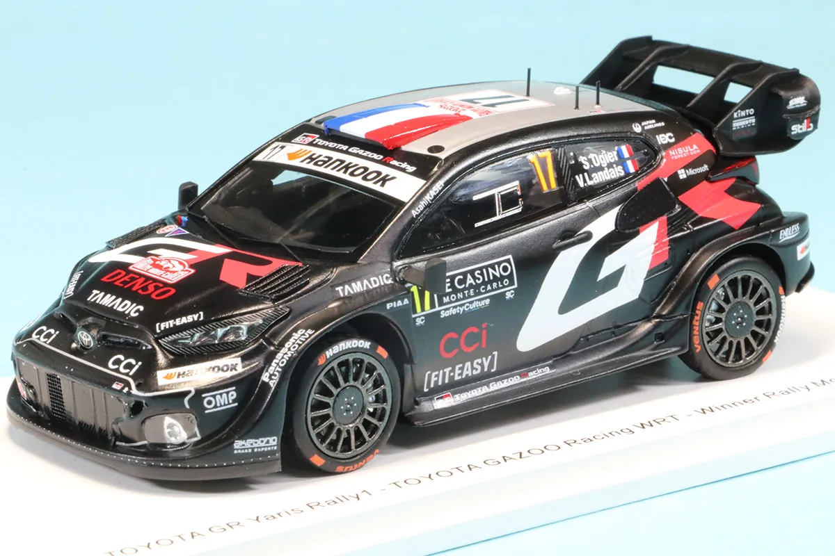 スパーク 1/43 トヨタ GR ヤリス ラリー1 モンテカルロラリー 2025 No