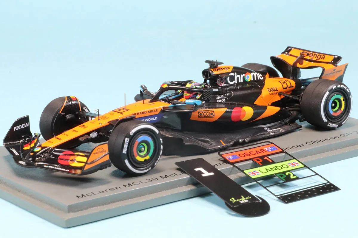 スパーク 1/43 マクラーレン MCL39 No.81 中国GP 2025 O