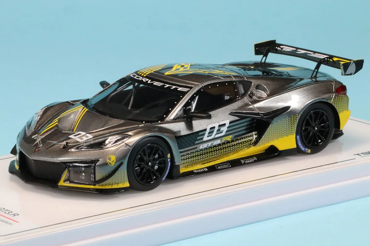 トゥル−スケールモデル 1/43 シボレー コルベット GT3.R デイトナ 2023 プレゼンテーション　TSM430777