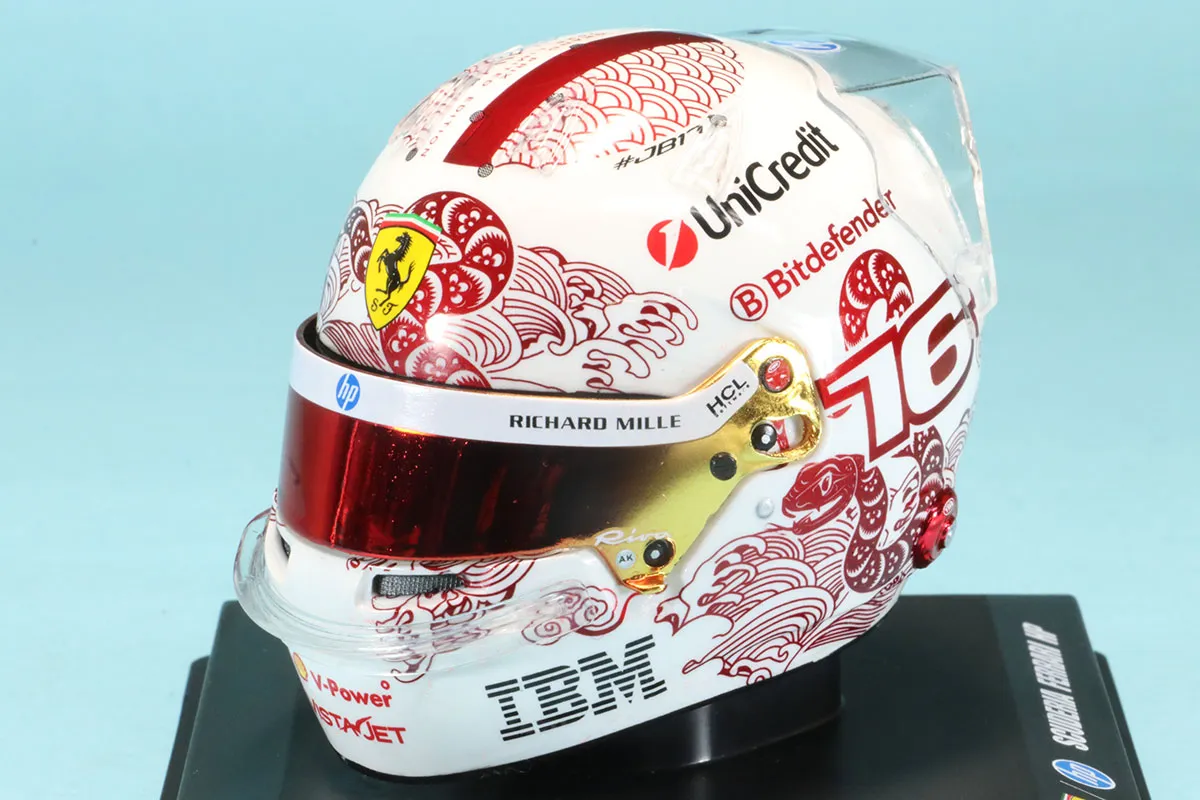 ルックスマート 1/5 C.ルクレール 2025年ヘルメット ルックスマート 1/5 C.ルクレール 2025年ヘルメット F1グッズ