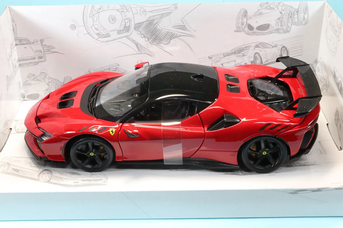 ブラーゴ 1/24 フェラーリ SF90 XX ストラダーレ レッド 18