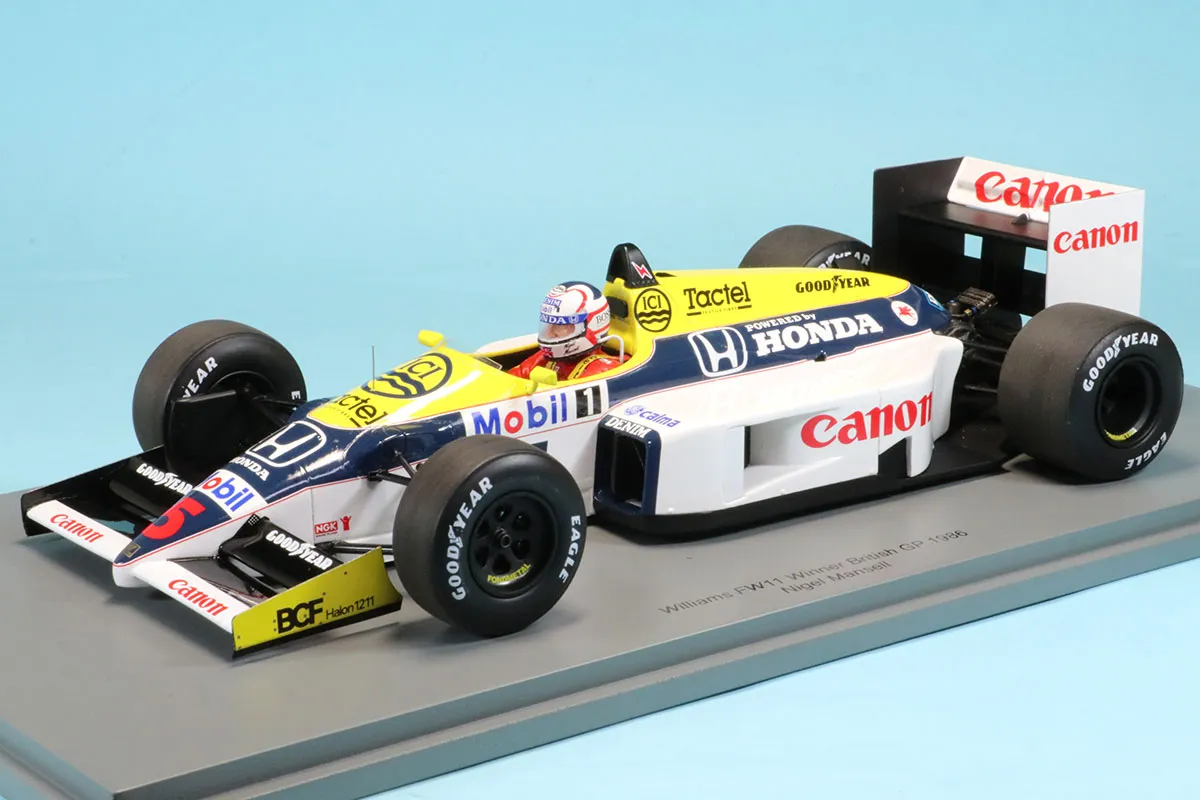 スパーク 1/18 ウィリアムズ FW11 イギリスGP 1986 N.マンセル