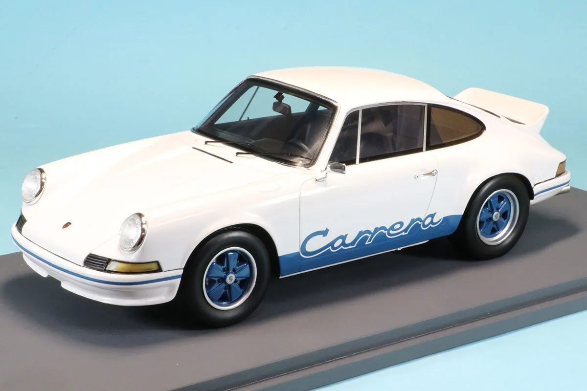 スパーク/シュコー 1/18 ポルシェ 911 2.7 RS プレゼン 1972 ホワイト/ブルーロゴ　18U00062