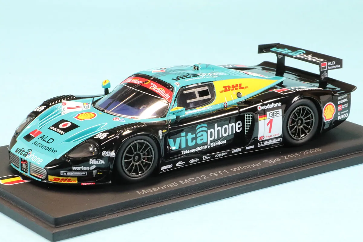 スパーク 1/43 マセラティ MC12 GT1 スパ 24h 2008 No.1 ウィナー