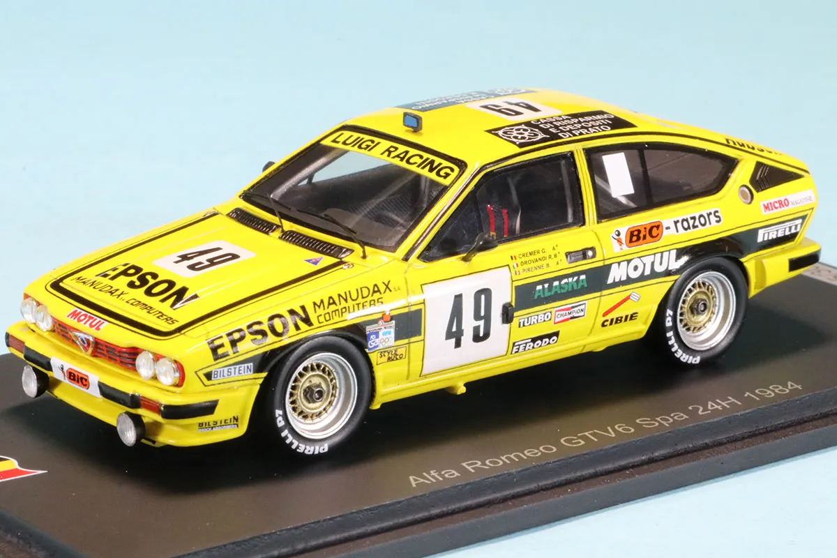 スパーク 1/43 アルファロメオ GTV 6 スパ 24h 1984 No.49　SB420