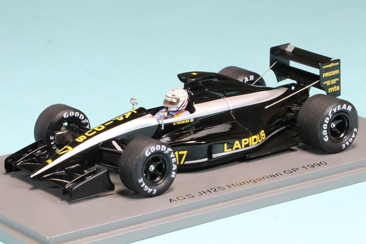 スパーク 1/43 AGS JH25 ハンガリーGP 1990 G.タルキーニ S7222