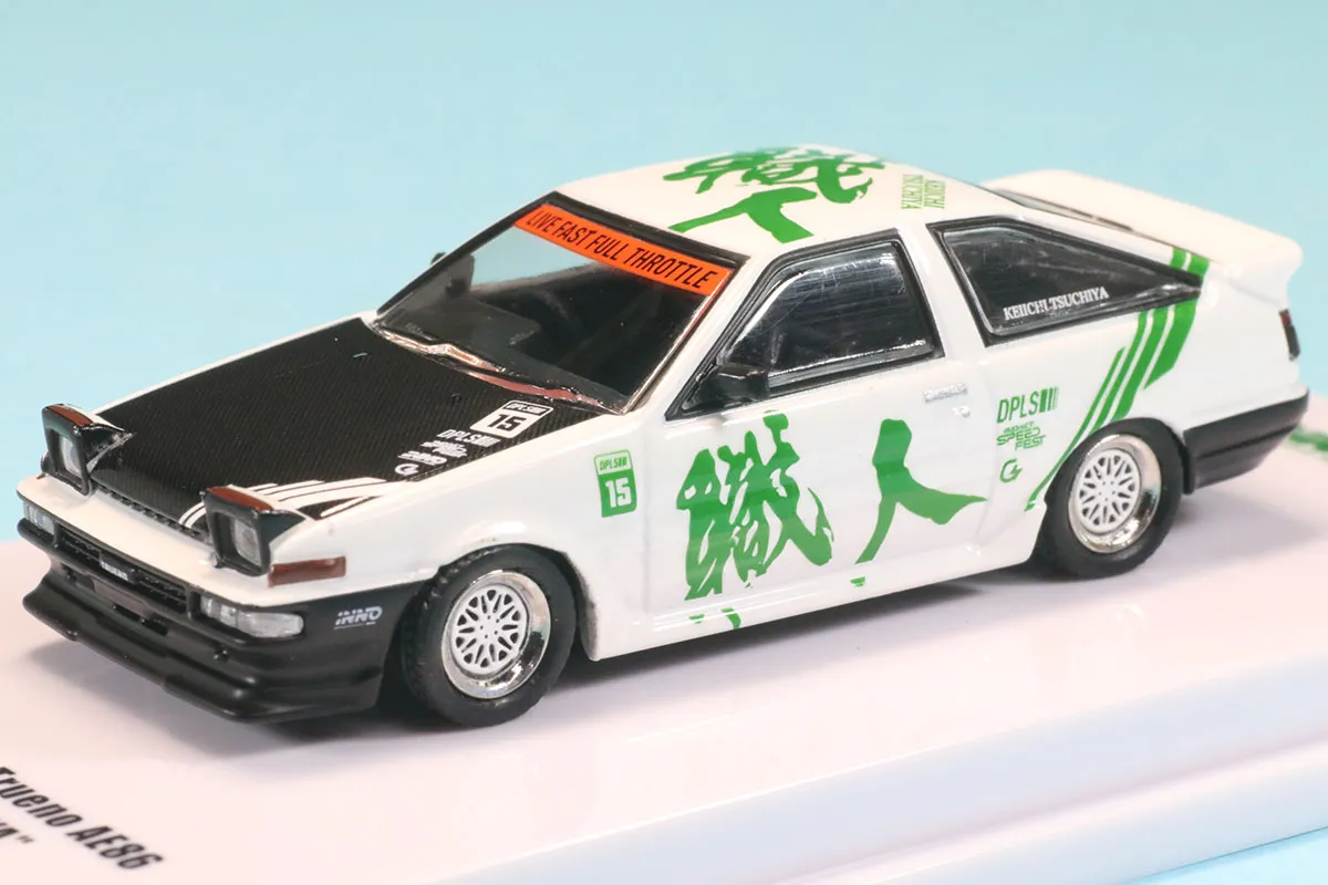 イノモデル 1/64 トヨタ スプリンタートレノ AE86 "KEIICHI TSUCHIYA" IN64-AR86-KT
