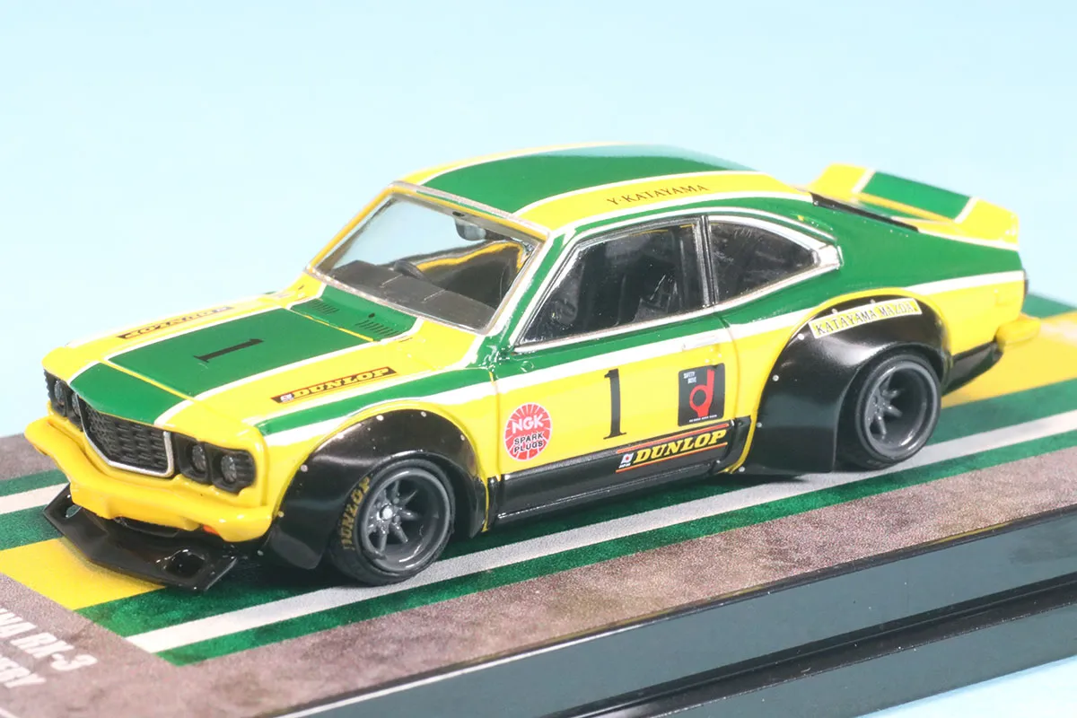 イノモデル 1/64 マツダ サバンナ RX-3 "カタヤマレーシング"　IN64-RX3-KTYM