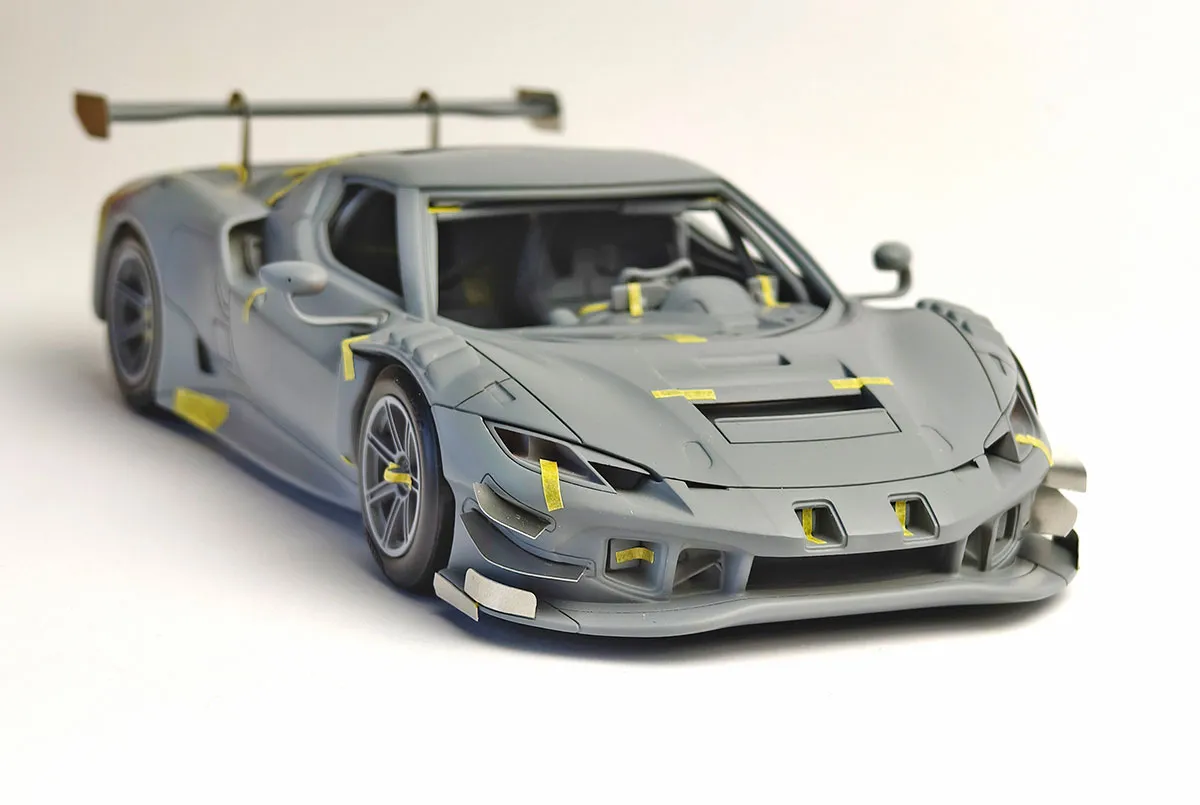 ブランドバッグ通販サイト 予約] KITBOX GT3 296 フェラーリ レジンキット 1/24 PZYmodel / その他