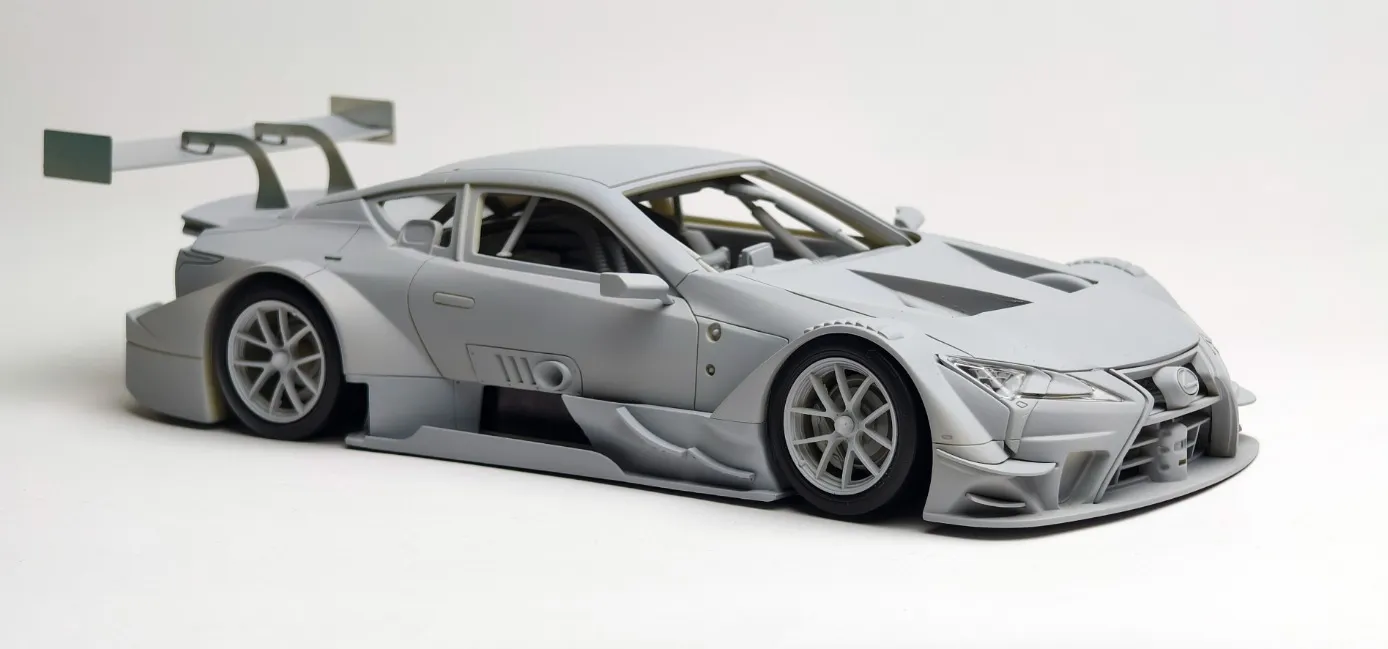[予約] KITBOX / PZYmodel 1/24 レクサス LC500 GT500 スーパーGT キーパー レッドブルデカール / フルカーボンデカール同封　KB08-28