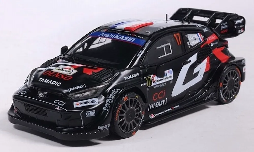 [予約] イクソ 1/43 トヨタ GRヤリス ラリー1 ラリージャパン 2025 ウィナー No.17 S オジェ / V ランダイス　KBSP26001C