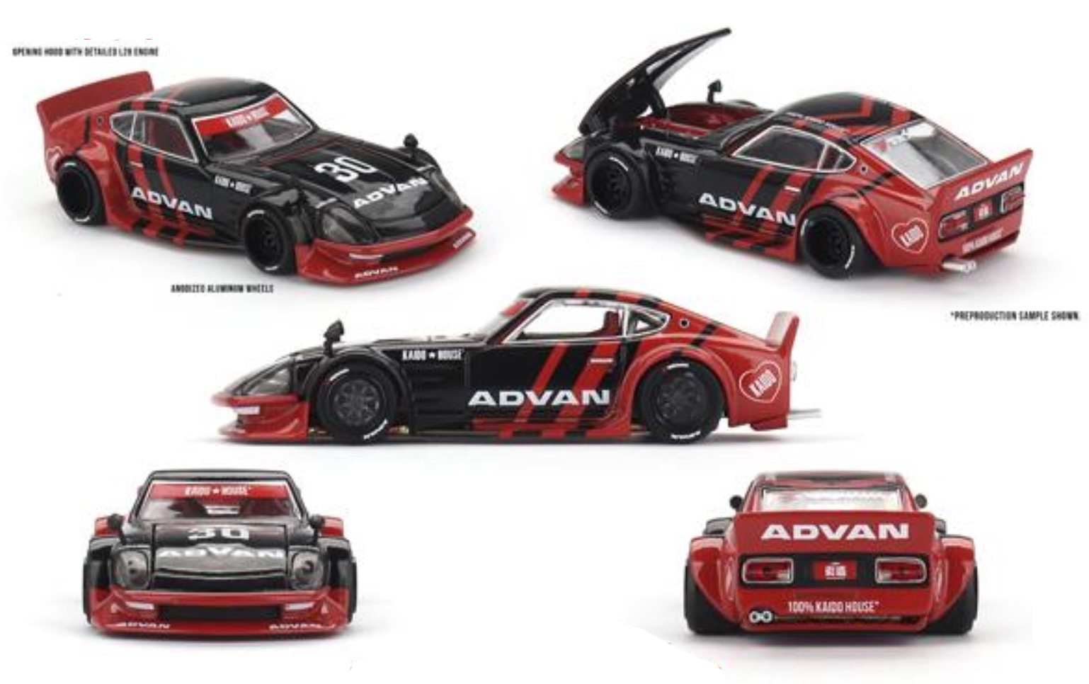 予約] MINI-GT 1/64 ニッサン フェアレディ Z Kaido GT アドバン