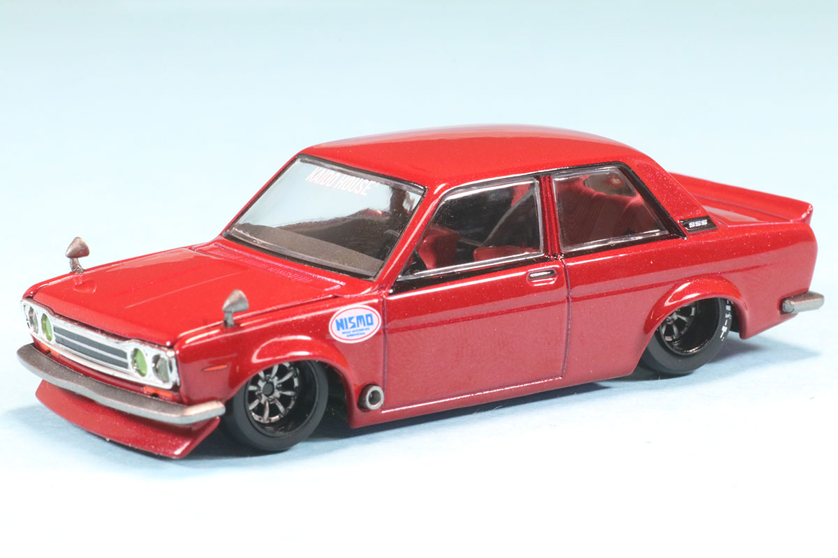 mnさん専用 MINI-GT 1/64 ダットサン ストリート KAIDO 510 NISMO V3(左ハンドル