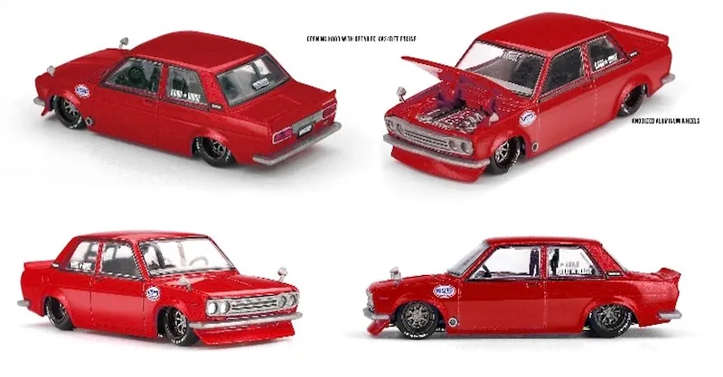 予約] MINI-GT 1/64 ダットサン ストリート KAIDO 510 NISMO V3