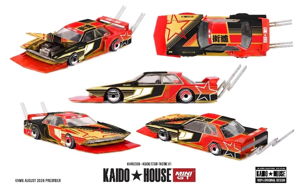 [予約] KAIDO HOUSE x MINI-GT 1/64 KAIDO STAR-TASTIC V1(右ハンドル)　KHMG309