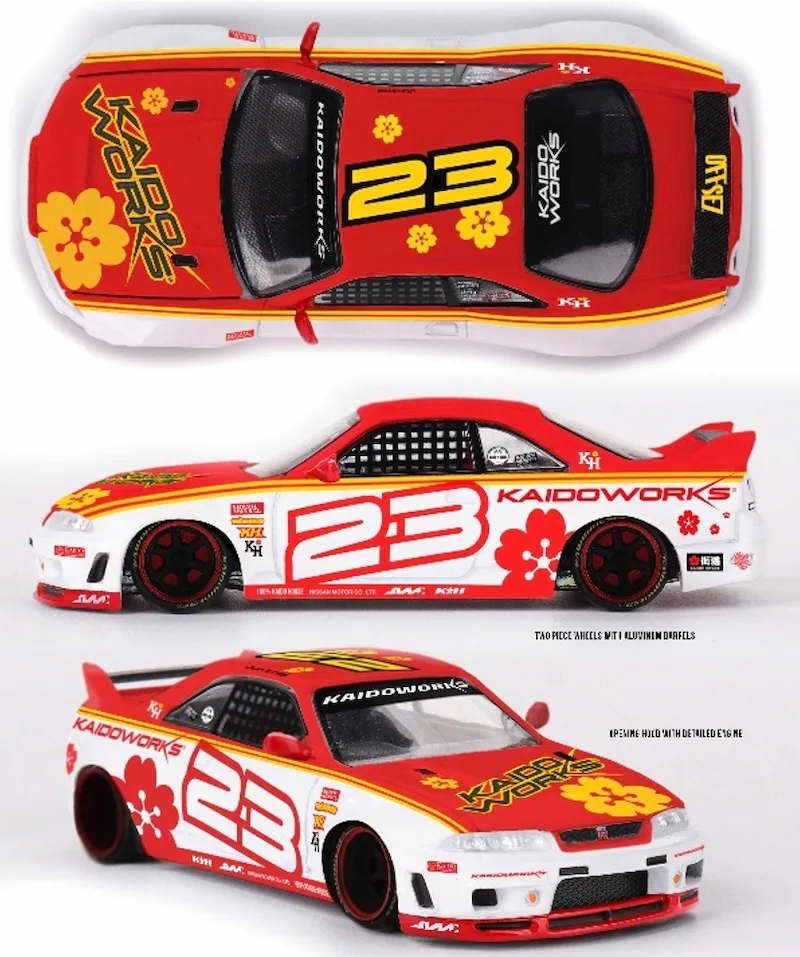 [予約] KAIDO HOUSE x MINI-GT 1/64 ニッサン スカイライン GT-R R33 Kaido Stock Car V1(右ハンドル)　KHMG313