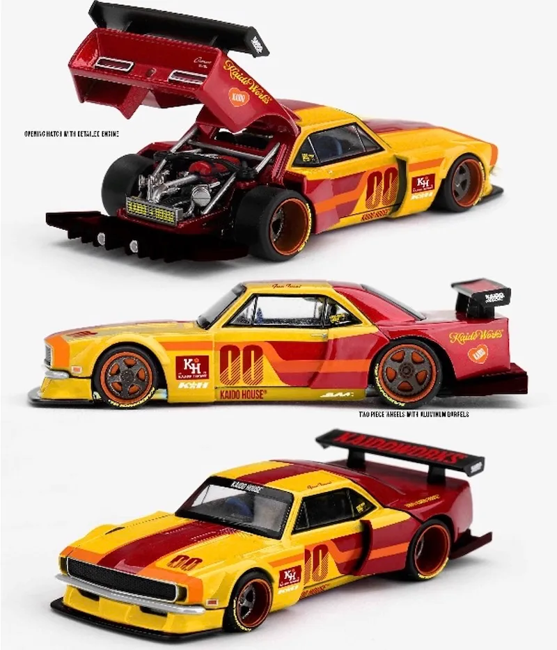 [予約] KAIDO HOUSE x MINI-GT 1/64 シボレー カマロ Kaido Racing Team V1(右ハンドル)　KHMG319