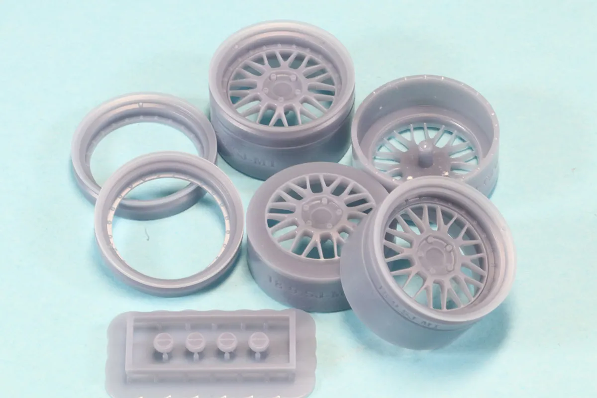 [予約] ケイSTYLE! アソビーコムイベントコラボ品 1/24 18インチ マイスター M1 ホイールセット　KS-P100