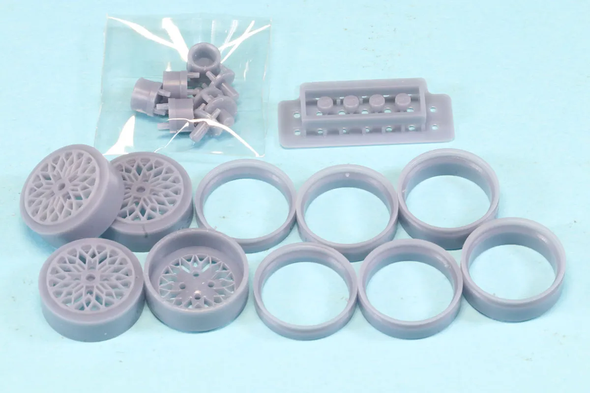 ケイSTYLE! 1/24 15インチ グロースターTYPE ホイールセット KS-PA72