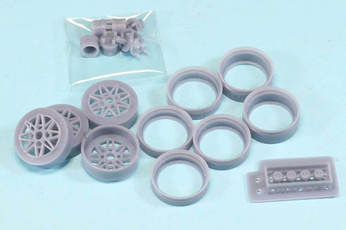 ケイSTYLE! 1/24 15インチ EQUIP 03TYPE ホイールセット KS-PA73