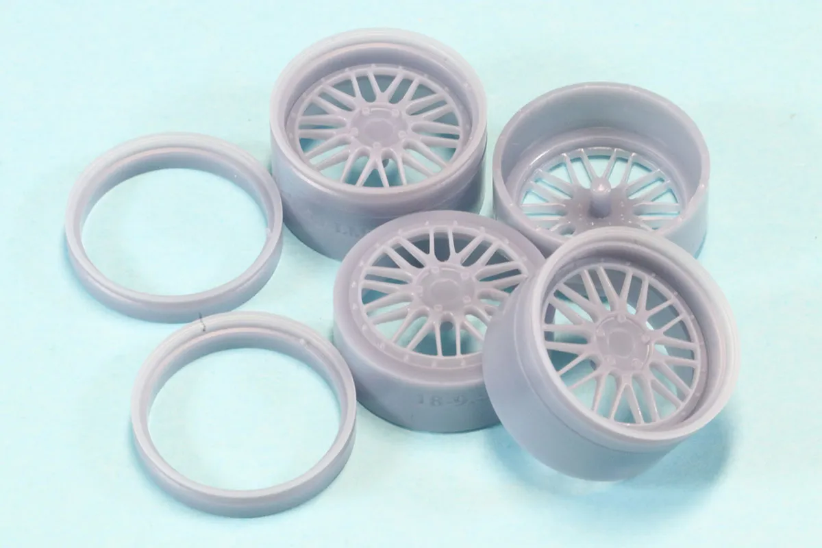 [予約] ケイSTYLE! アソビーコムイベントコラボ品 1/24 18インチ BBR RS ホイールセット　KS-PA98