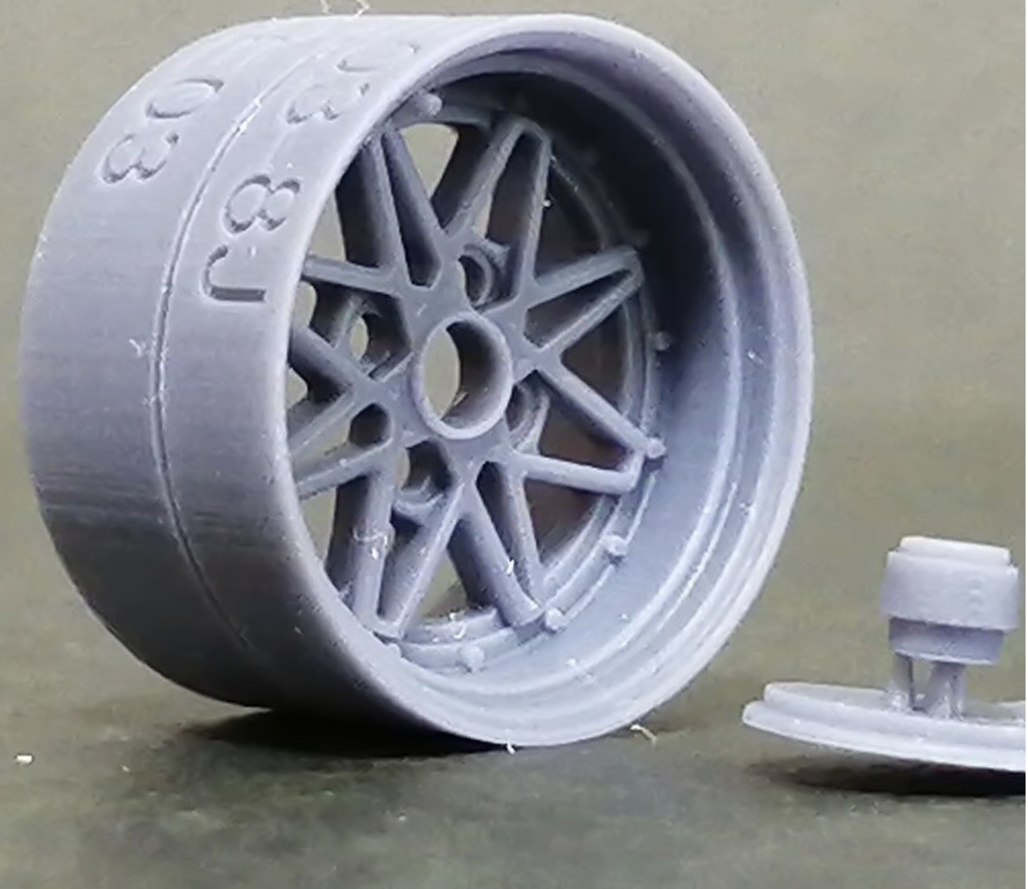 [取り寄せ]　 ケイSTYLE! 1/24 15インチ 8J/9J/10J差し替え ４H E-03 ホイール　セット　KS-S44