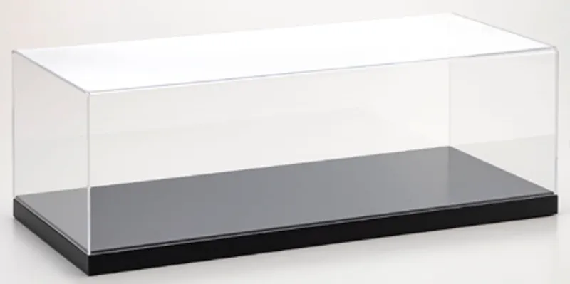 [予約] 京商 1/18 ケース & ベースセット L ■サイズ：W395mm x H140mm x D175mm　　【材質】 ■ケース=アクリル　■ベース=MDF　KS02078