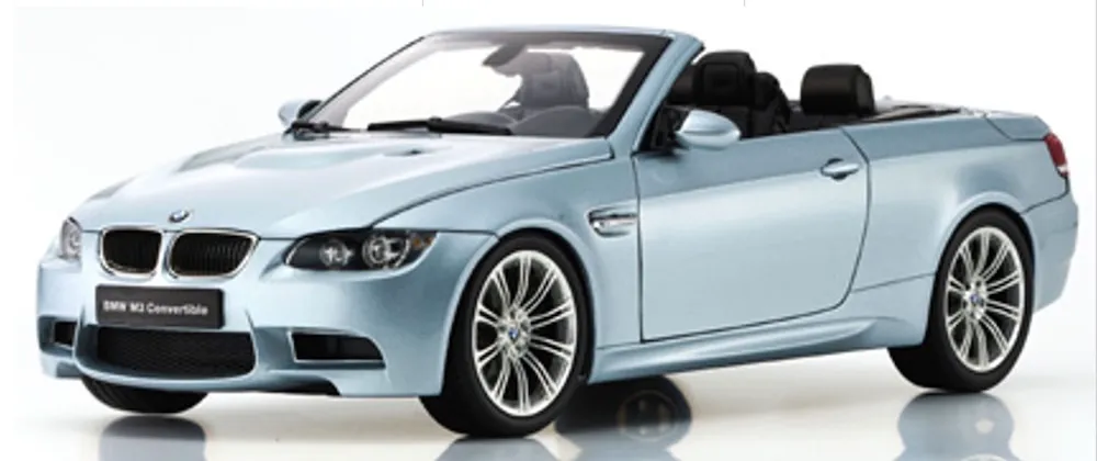 [予約] 京商 1/18 BMW M3 (E93M) コンバーチブル シルバーストーンII　KS08738SS
