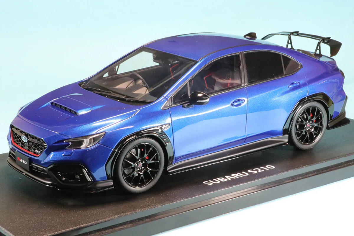 京商 1/18 スバル WRX S210 ブルー サムライシリーズ(開閉なし