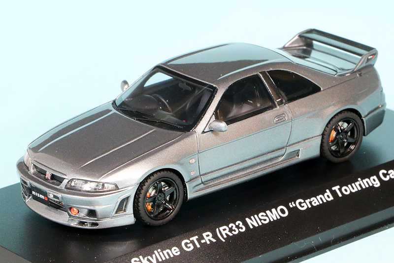 京商 1/43 ニッサン スカイライン GT-R R33 ニスモ グランドツーリングカー グレー　KSR43109GR